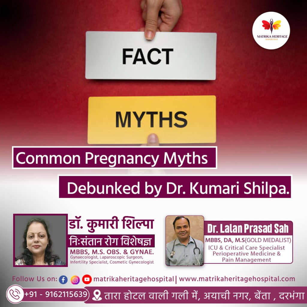 Common Pregnancy Myths Debunked by Dr. Kumari Shilpa.