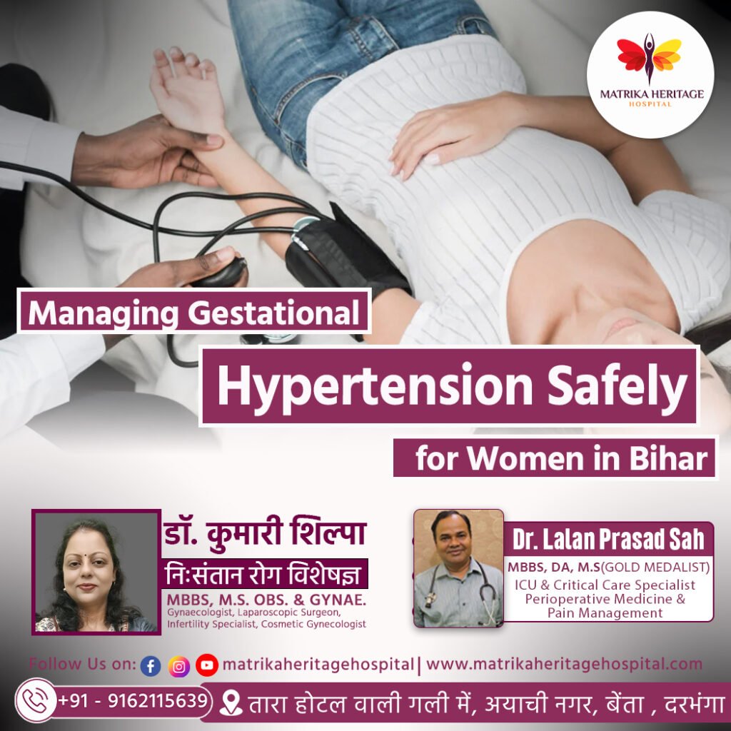 Managing gestational hypertension safely during pregnancy with medical guidance